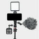 thumbnail image 5 of Adaptador de montaje de trípode con orificio de tornillo de 1/4 pulgadas y 1/8 pulgadas con tornillos, soporte Universal para cámara GoPro, micrófono, trípode, jaula para cámara B Sunnimix adaptador de trípode, 5 of 8