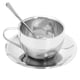 thumbnail image 5 of 1 juego de taza de café exquisita para el hogar, juego de taza con cuchara y plato para taza, 5 of 5