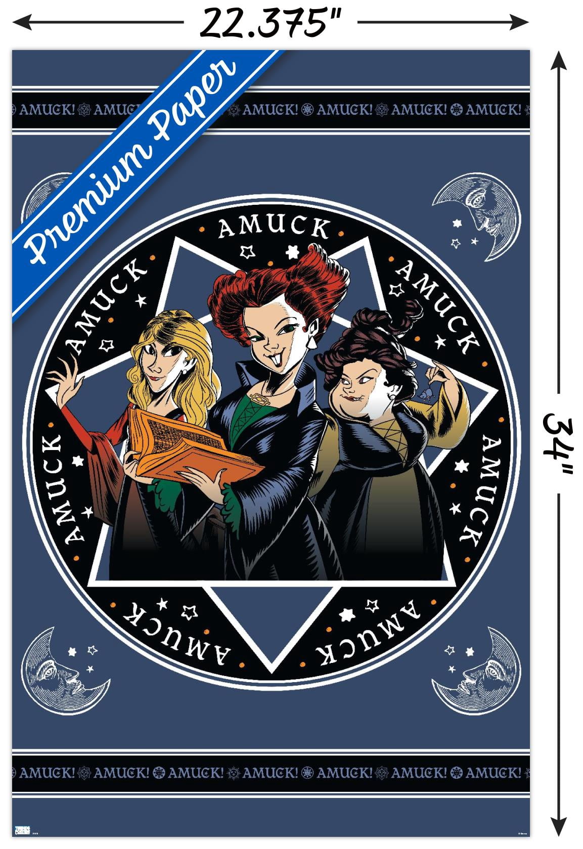 Disney Hocus Pocus - Amuck Wall Poster, 22.375" x 34"
