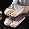 thumbnail image 6 of SPRING PARK Egg Holder for Refrigerator, Auto Scrolling Fresh Keeping Eggs Storage Container Case Refrigerator Egg Storage Box Holder For Household Kitchen Tools, 6 of 7