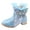 Blue, variant on Girls Boys Non Size 4 Girls Boots Kids Rain Boots Child Toddler Metallic Boots Shoes Unisex Children Boots