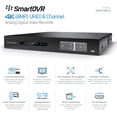 thumbnail image 2 of Amcrest 4K UltraHD 8 Channel AI DVR Security Camera System Recorder, 8MP Security DVR for Analog Security Cameras & Amcrest IP Cameras, AI Smart DVR, Pre-Installed 4TB Hard Drive (AMDV7108-4TB), 2 of 7