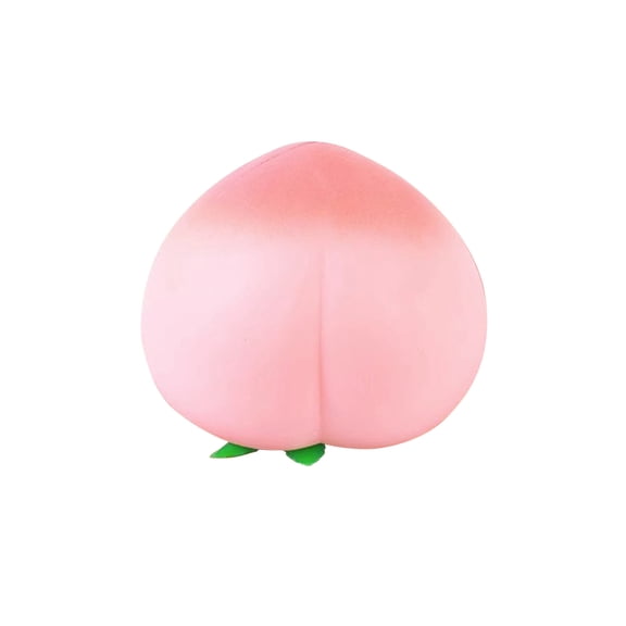Peach Stress Balls Sensory Fidget Toys, Squishy Dough Ball, Fun and Soft Fruit Stretchy Stress Ball, Squeeze Ball for Anxiety Relief, Improve Focus, Relax