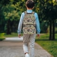 thumbnail image 3 of Binienty Duck Camo School Backpack for Girls Age 8-10 Heavy Duty 17 Inch Bookbag with Laptop Compartment Rucksack Back to School Gifts for Students, 3 of 8
