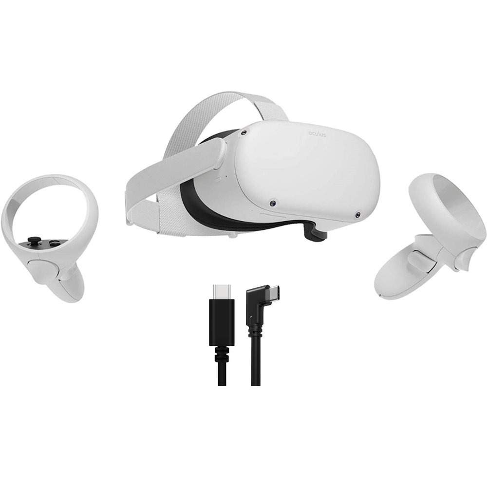 2021 Oculus Quest 2 All-In-One VR Headset, Touch Controllers, 64GB SSD