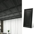 thumbnail image 3 of Art3d PVC Ceiling Tiles,Drop Ceiling Panel,24x48 inch(12-Pack)-Black, 3 of 6