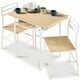 thumbnail image 1 of Juego de comedor Best Choice Products Modern, 3 piezas, natural/blanco, 1 of 7