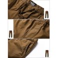 thumbnail image 4 of Pantalones a juego para hombre, rectos 6061, color caqui, talla 36, 4 of 5