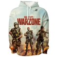 thumbnail image 3 of Sudadera con capucha con estampado 3D del juego de disparos Call of Duty COD, sudadera informal de estilo callejero para entusiastas de los juegos STG, sudadera con capucha de moda Harajuku para hombr, 3 of 5
