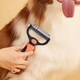 thumbnail image 3 of Shedding Brush Dog Hair Dematting Comb For Dogs Dog Brush Dog Hair Brush Dog Brushes Pet Grooming Brush Deshedding Brush, 3 of 5