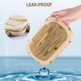 thumbnail image 3 of Lunch Box For Adults, 1200ml Kids Bento Box With 3 Compartments, Leakproof Bento Lunch Box With Utensils, Green, 3 of 5