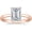 Rose, variant on Solitaire Wedding Engagement Ring For Women In 925 Sterling Silver 14K Rose Gold Plating Emerald Cut White Diamond