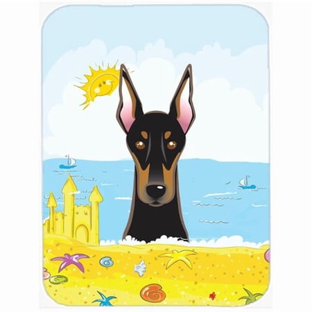 Doberman Summer Beach Mouse Pad  Hot Pad or Trivet price history on PriceWatchPro