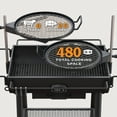 thumbnail image 4 of Oklahoma Joe Charcoal Grill, Firecraft Series Barrel Grill with Side Shelves, Black, 4 of 11