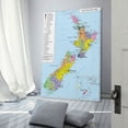 thumbnail image 3 of New-Zealand Map Posters Canvas Art Poster and Wall Art Picture Print Modern Family bedroom Decor Posters 16x24inch(40x60cm), 3 of 6