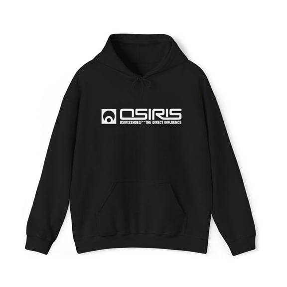 Osiris Shoes D3 v2 Skate 1996 Direct Influence Vintage Classic Hoodie Print - M / Black