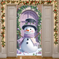 thumbnail image 6 of Decorative Design Christmas Snowman Holiday Banner for Winter Decoration Kids Party Celebration, 6 of 9