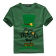 thumbnail image 6 of Wang6 St Patrick's Day Shirts for Womens Irish Shamrock Crew Neck Short-Sleeve Graphic Tees Casual Crew Neck Loose Printed T-Shirt Y_Green XL, 6 of 7