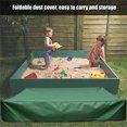 thumbnail image 4 of Ounissouiy Cubierta cuadrada para arenero, juguetes impermeables, arenero, tela Oxford, dosel, refugio contra el polvo para Patio, piscina, muebles, Jardín y Patio 120x120cm Ounissouiy HA063368-01, 4 of 6