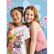 Spongebob X Justice Girls Oversized Tee, Sizes XS - XLP