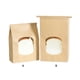 thumbnail image 5 of Inteprter 50 bolsas atractivas de papel Kraft para hornear con apertura de ventana combinadas con pegatinas de sellado Organizadores de utensilios de cocina talla grande, 5 of 6
