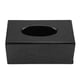 thumbnail image 4 of Heitune El Tejido Rectangular Caja De Madera Natural Elegancia Caja De Pañuelos Compatible con La Sala De Estar Dormitorio Cocina (Negro), 4 of 5