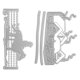 thumbnail image 3 of 2 hermosos troqueles de corte, plantillas de relieve creativas y duraderas para bricolaje., 3 of 5
