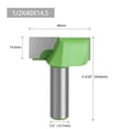 thumbnail image 1 of 1PC 12.7mm Shank Cleaning Bottom Router Bit Milling Cutter Engraving Woodworking, 1 of 8
