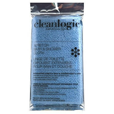 Clean Logic Stretch Bath and Shower Cloth (Assorted Colors) (Pack of 3)