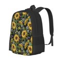 thumbnail image 2 of Daiia Sunflowers Backpack for Men and Women -Durable Backpack Large Capacity, Water-Resistant Bag with Adjustable Straps and Laptop Compartment, 2 of 9