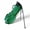 August Green, variant on NEW Orca Golf Dorsal 2 Synthetic Leather Stand Bag 4-Way Top - Ebony