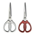 thumbnail image 4 of Farberware Classic 2-piece Kitchen Shear Set in Metallic Stainless Steel and Red, 4 of 10