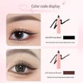 thumbnail image 4 of Waterproof Dual Ended Eyeliner Pen for Long Wear, Smudge Proof Liquid and Pencil Combo, Intense Black Precision Tip for Cat Eye Look, Tube for All Day Hold, 4 of 7