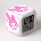 thumbnail image 1 of HANNTAOO Reloj despertador LED con diseño de melodía, creativo, para escritorio, mesa, reloj digital electrónico brillante y colorido para adultos, niñas, niños y niños, juguete para regalo de, 1 of 7