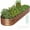 Brown, variant on GVDV Raised Garden Bed Outdoor, 8x2x1ft Backyard Large Metal Raised Bed with Garden Trelli & Plant Markers, Planter Raised Garden Bed for Vegetables, Flower, Herbs - Dark Gray