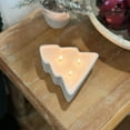 thumbnail image 2 of Better Homes & Gardens Cashmere Teak Scented 3 Wick Ceramic Tree Dish Candle 10oz, 2 of 5