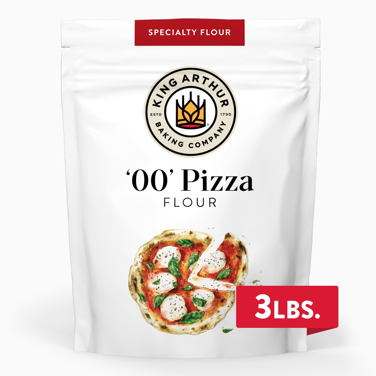 King Arthur Baking Company Neapolitan Style 00 Pizza Flour, 3 lb