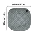 thumbnail image 3 of Asiento con cojín calefactable Temperatura de 3 velocidades para invierno Interior Exterior Gris, 3 of 4