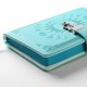 thumbnail image 2 of Candado Diary ZXHQ de piel recargable para mujeres y niñas, tamaño A5, 2 of 7