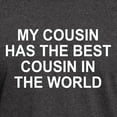thumbnail image 3 of CafePress - My Cousin Has Best Cousin Dark T Shirt - Men's Classic Graphic Cotton T-Shirt, 3 of 4