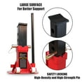 thumbnail image 3 of Big Red 7 Ton Jack Stands Heavy Duty Pin Style Car Jack Stand with Casters Handle,Red,1 Pair,W706R, 3 of 5