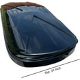 thumbnail image 5 of Black Horse Rooftop Cargo Carrier ABS + PMMA Hard Shell, 14 Cubic Feet Waterproof Car Roof Cargo Carrier Box w/Dual Side Opening, Security Key,165lbs Capacity,for 30" to 80" Wide Crossbar Rack, 5 of 14