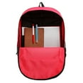 thumbnail image 5 of K-Cliffs Unisex Classic Large 18.5" School Backpack, Polyester, Red, 5 of 5