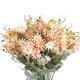 thumbnail image 1 of Xiao Hua Ramo de margaritas artificiales de imitación de flores silvestres para exteriores, paquete de 6, resistente a los rayos UV, de seda, para decoración del hogar, color beige., 1 of 5