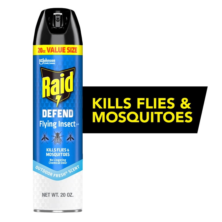 Raid Flying Insect Killer, Outdoor Fresh Scent, 20 oz photo 1