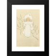 thumbnail image 2 of Louis Prang 11x14 Black Modern Framed Museum Art Print Titled - Little Girl in Winter Garb (ca. 1861-1897), 2 of 5