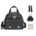 thumbnail image 6 of Sheeriah Bloom Diaper Bag Daisy Collection in Black, 6 of 9