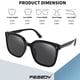 thumbnail image 4 of Gafas de sol FEISEDY Vintage Polarizadas Oversized Square B2758, 4 of 7