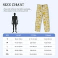 thumbnail image 4 of Balery Cute Bee Gnome 2 print Men's Pajama Pants,Ultra Lightweight Pjs,Lounge Pant-Small, 4 of 9
