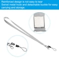 thumbnail image 3 of Uxcell Office Neck Lanyards with Swivel Hook Clip Detachable Buckle for ID Badge Keys, Grey 20 Pack, 3 of 5